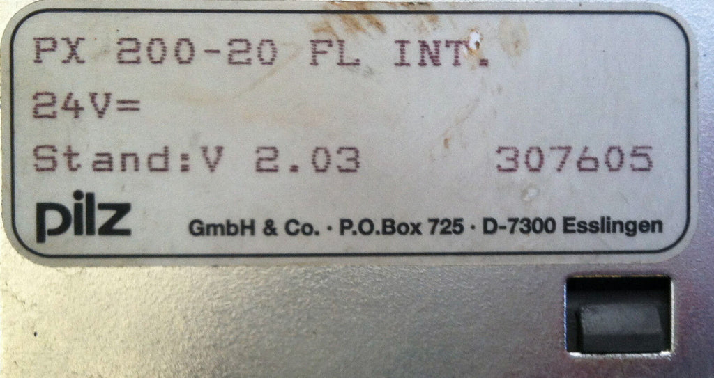 Pilz PX 200-20 FL INT.