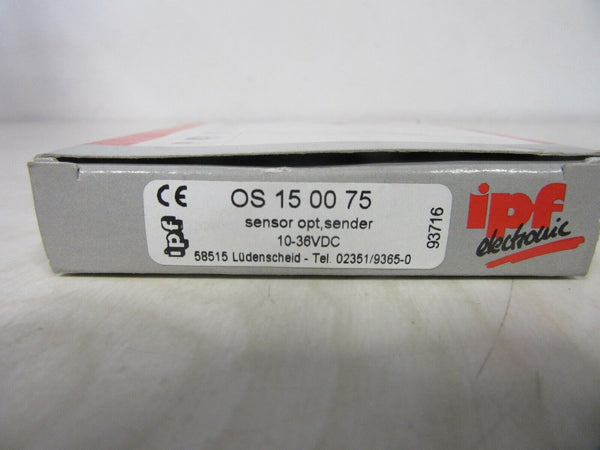 ipf electronic OS 15 00 75 sensor opt sender 10-36VDC 150075