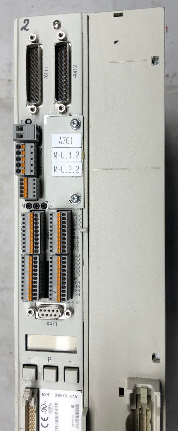 Siemens 6SN1118-0NK01-0AA1 Version B SIMODRIVE Steuergerät m. Simodrive LT-Modul