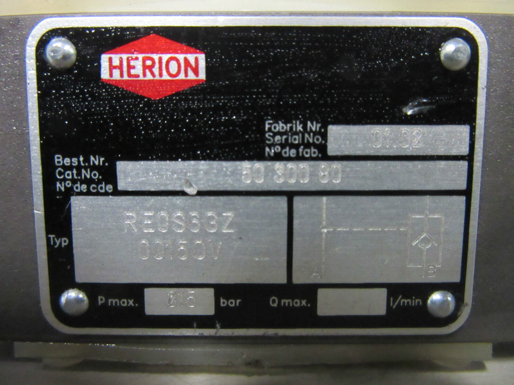 Herion RE0S6GZ 00150V -unused-