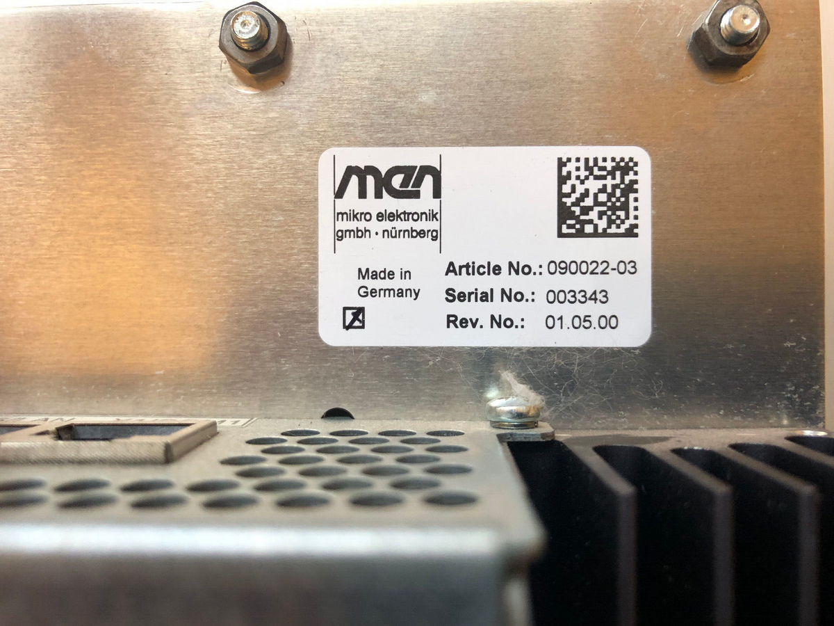 MEN Mikro Elektronik Nürnberg Bildschirmeinheit 090022-03