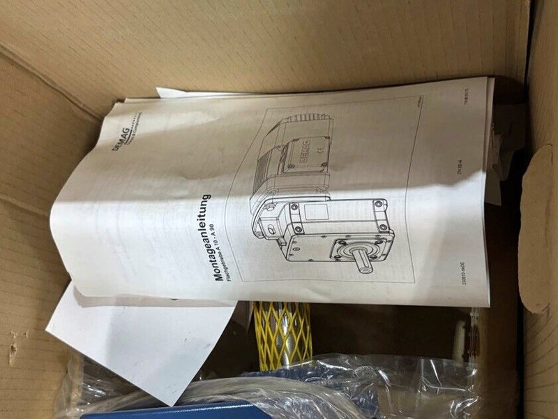 Demag Gear Motor ZBA71A4 B007  gear AME20TD Bauform m0-11-3-35,0