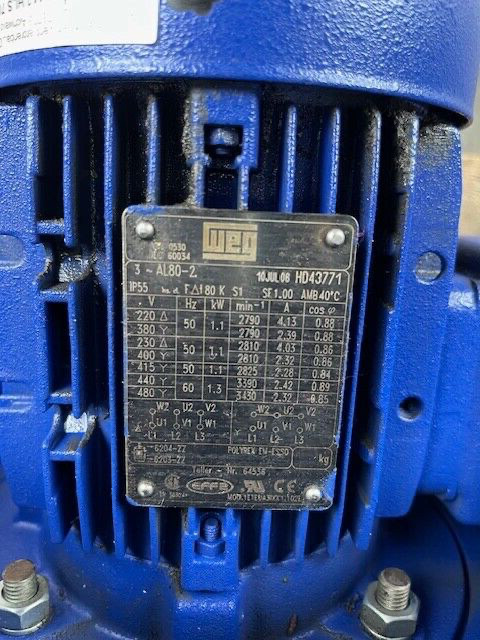 Faurndau AC motor PMS 150 MC WASSER GEKÜHLT