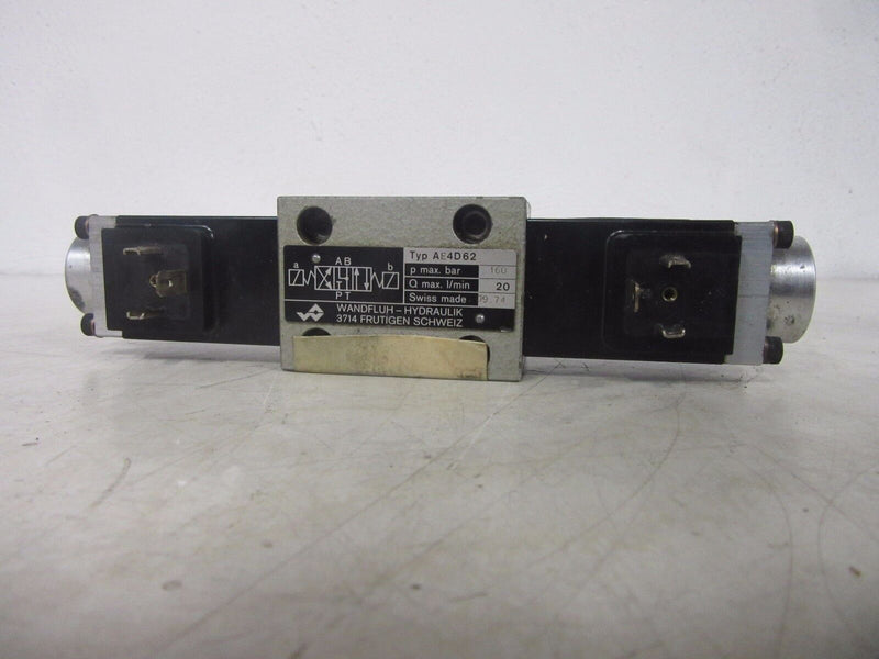 Wandfluh-Hydraulik Typ AE4D62 p max 160 bar