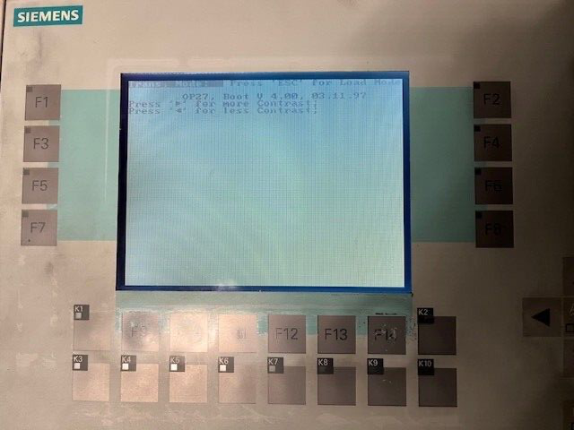 Siemens OP27 6AV3627-1JK00-0AX0