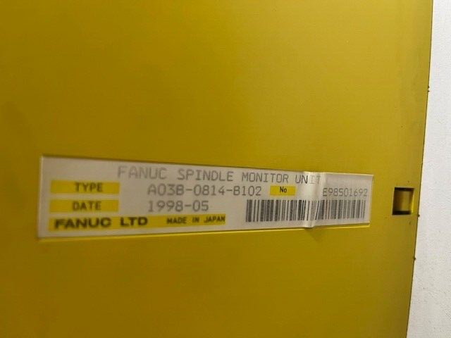 Fanuc A03B-0814-B102 spindle monitor unit & A03B-0814-C001