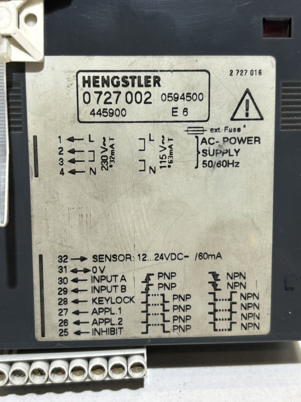 Hengstler signo727 0727002 0594500 Zähler