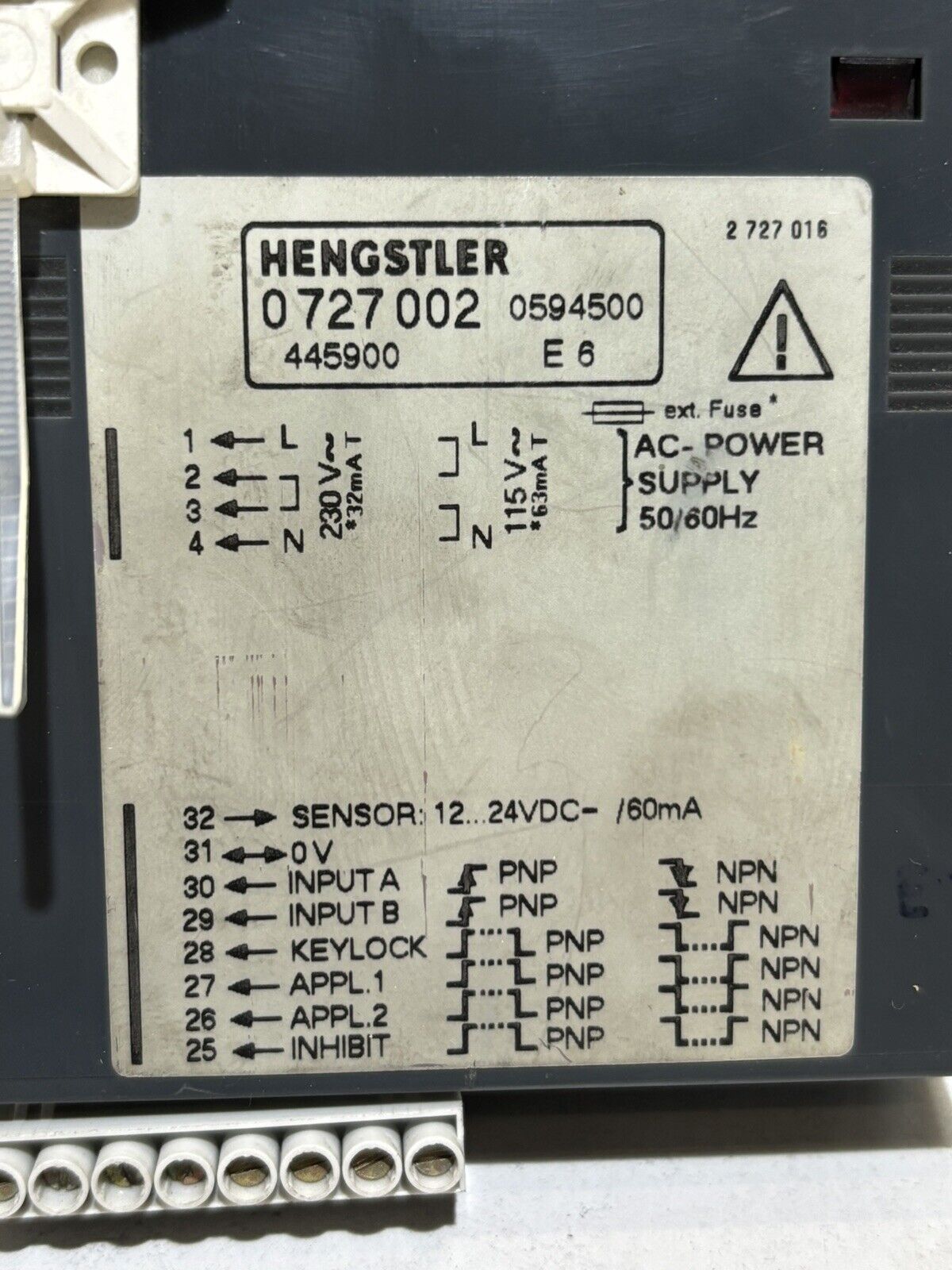 Hengstler signo727 0727002 0594500 Zähler