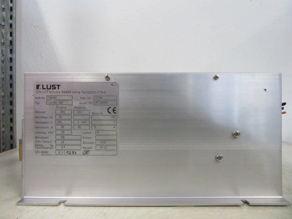 Lust Drivetronics CIS 080.3BZ 35KVA