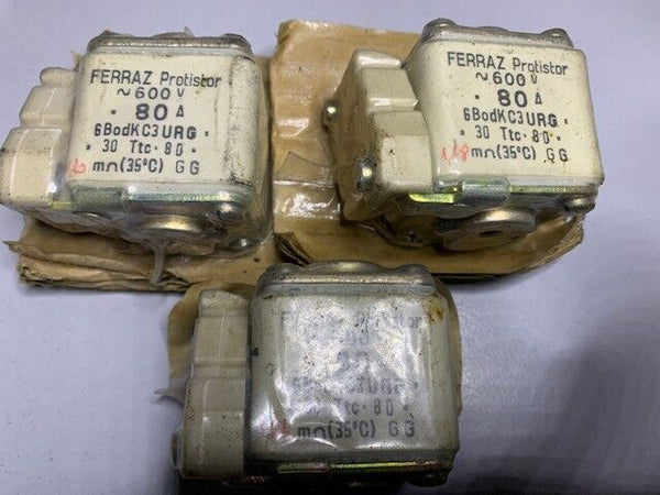  Ferraz Protstor 600V 80A 6BodKC3URG 3St. unused