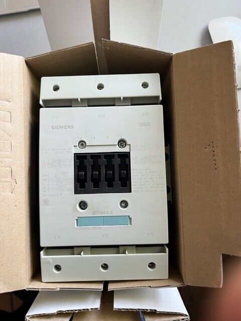 SIEMENS SCHÜTZ/CONTACTOR 3RT1054-1AP36 55KW SPULEN SPANNUNG 220-240V AC