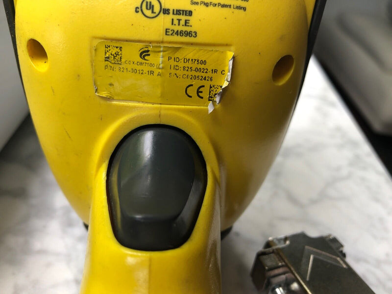 Cognex DM7500 825-0022-1R C Handheld Barcode Scanner mit Netzteil