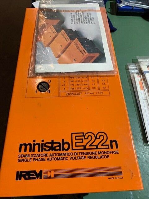 IREM ministab E22n Singel phase automatic voltage regulator
