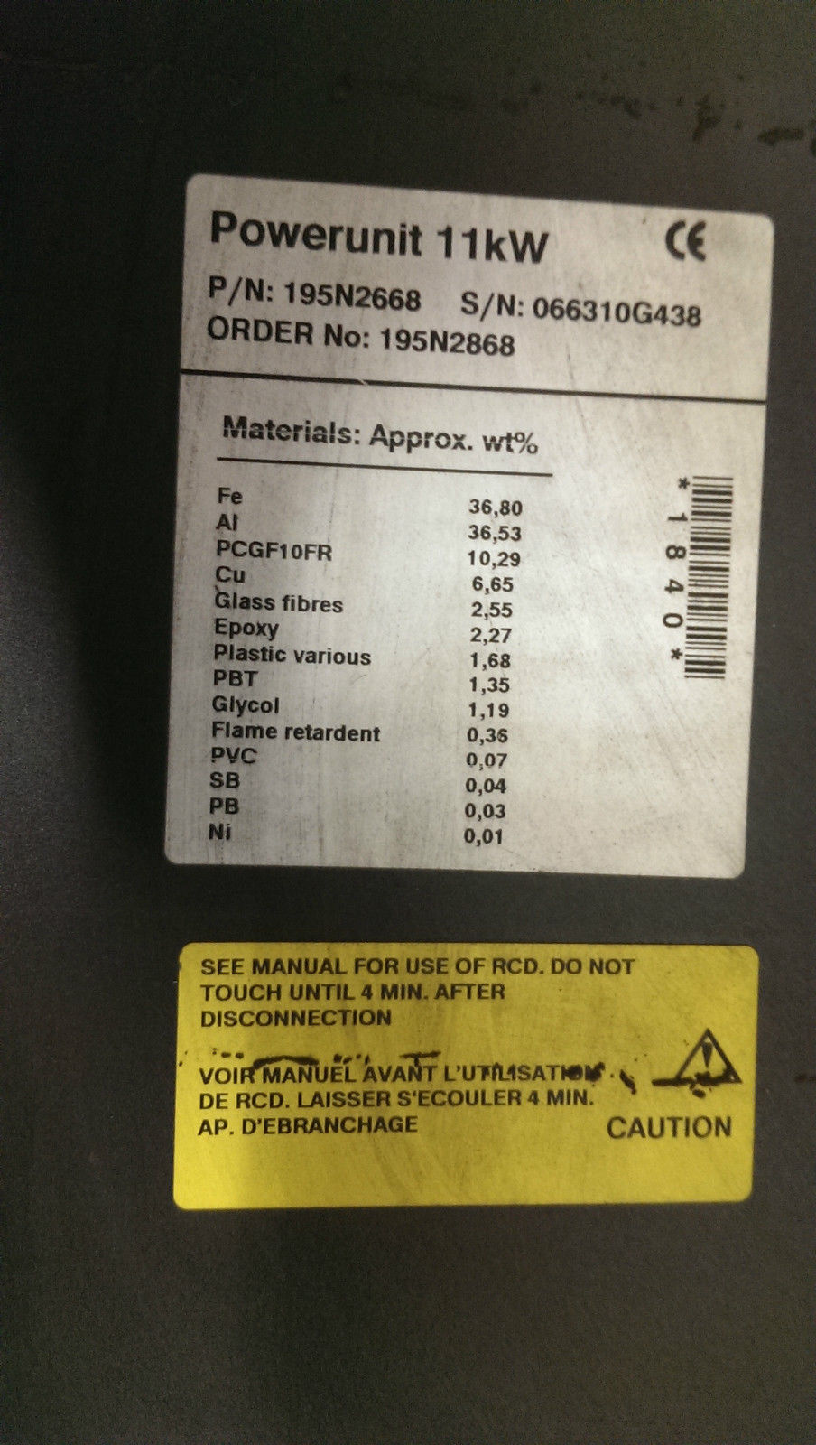 DANFOSS VLT 2800 Frequenzumrichter 178F1126 Variable Speed Drive