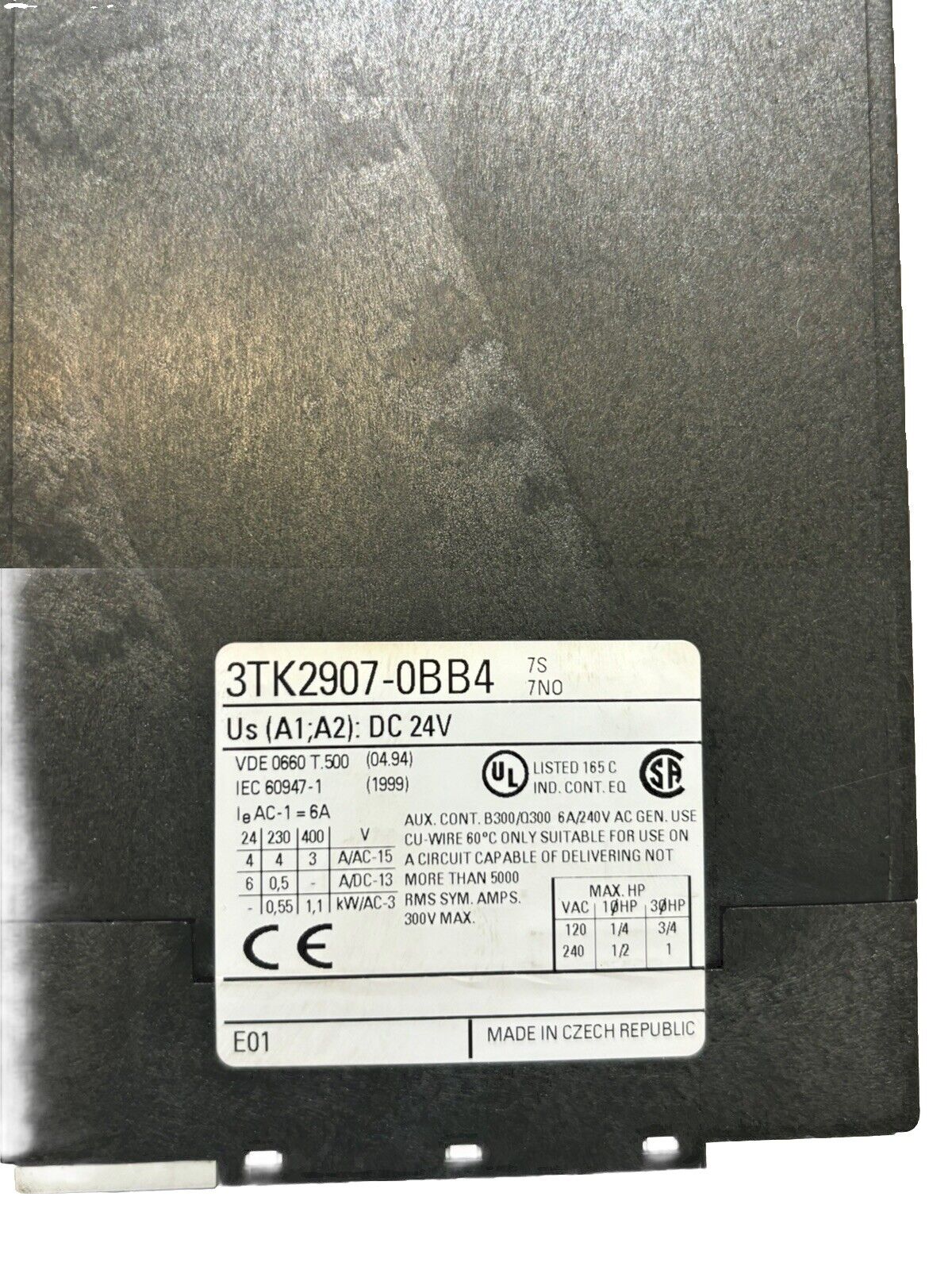 Siemens 3TK2907-0BB4 Schützsicherheitskombination