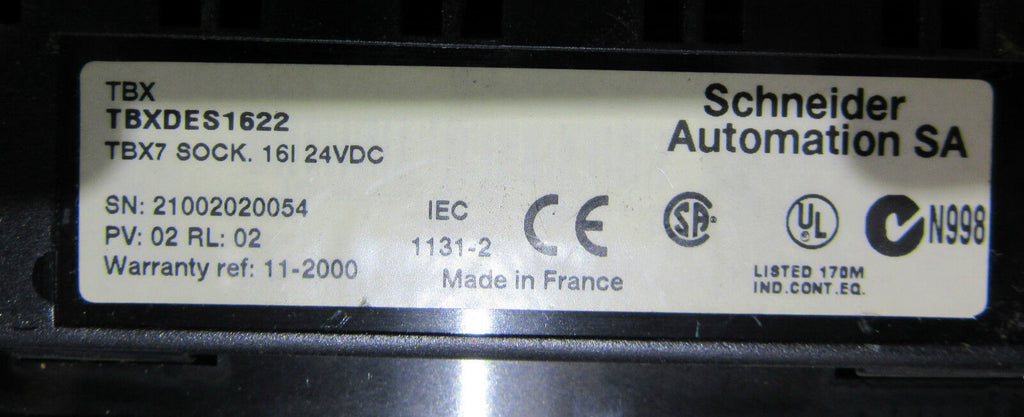 Telemecanique TBXDMS16C22 + TBXDES1622