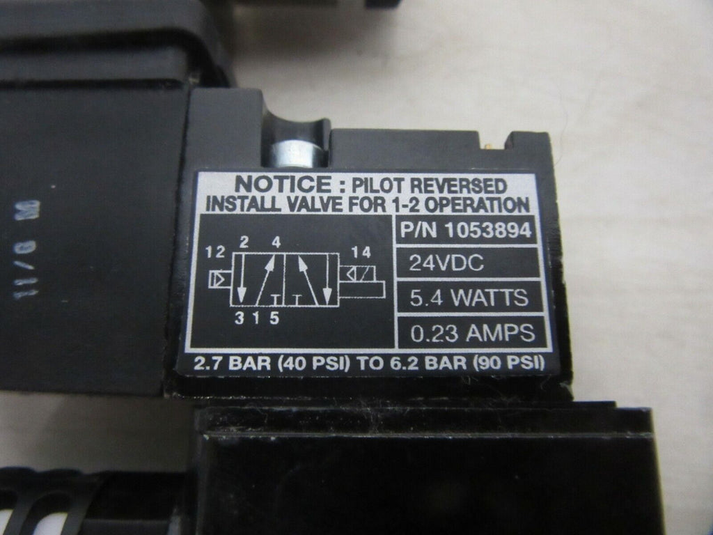 Nordson Magnetventil solenoid valve 1053894 24VDC 2.7 bar  6.2 bar 