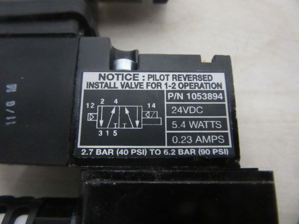 Nordson Magnetventil solenoid valve 1053894 24VDC 2.7 bar  6.2 bar 