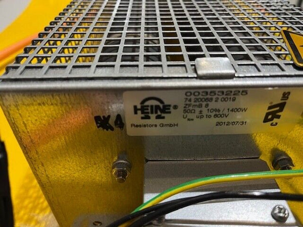 Heine Resistor ZFmB-8 50 OHM /1400W Draht widerstand / Brems Widerstand