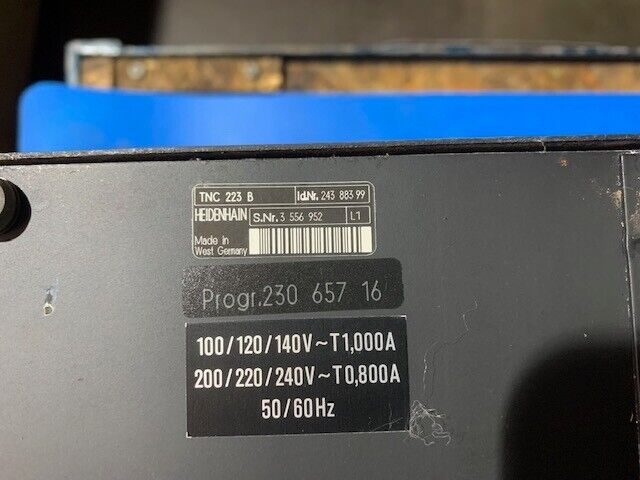 Heidenhain B.T. TNC 223 B Id.Nr.243883 99