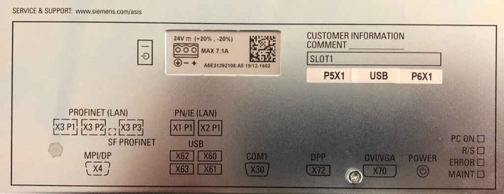 SIEMENS Simatic Box PC IPC627D 6AG4131-2GM30-1CX6
