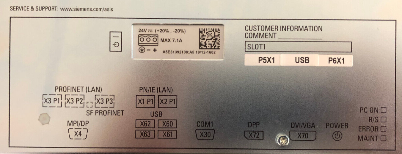 SIEMENS Simatic Box PC IPC627D 6AG4131-2GM30-1CX6