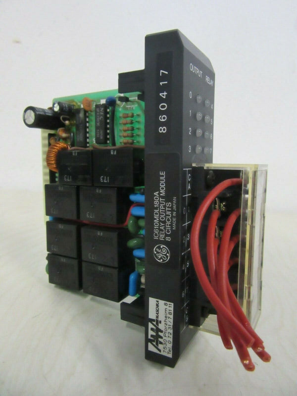 General Electric IC610MDL180A Relay Output Module 8 Circuits