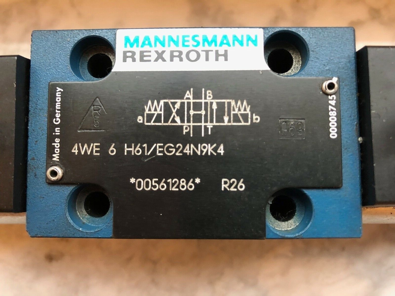 Rexroth 4WE 6 H61/EG24N9K4 Wegeventil