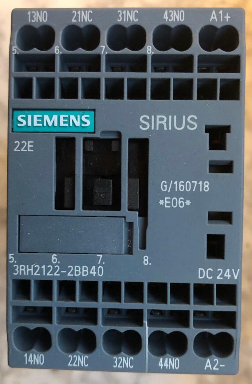 SIEMENS SIRIUS 3RH2122-2BB40 Spulenspannung DC24V - 2pieces-
