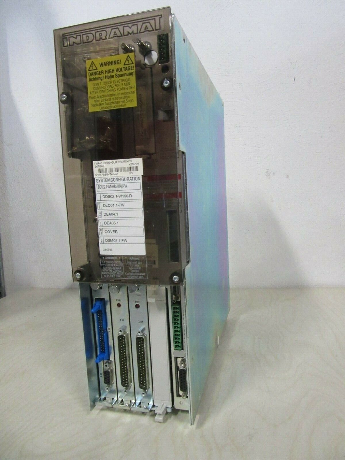 Indramat Servo Controller DDS02.1-W150-DL02-01-FW