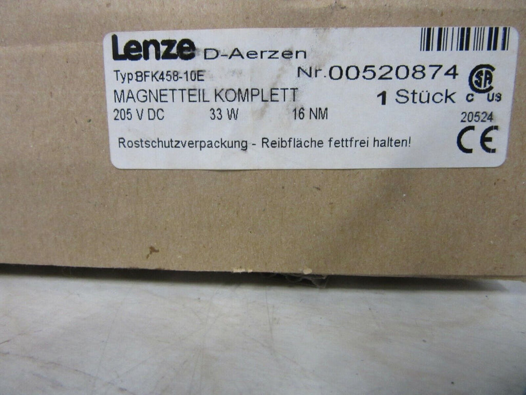 Lenze BFK458-10E Magnetteil komplett 205 V DC 33W 16 NM