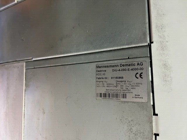 DEMAG Mannesmann Dematic Dedrive DIU-4-090-E-4000-00  75A