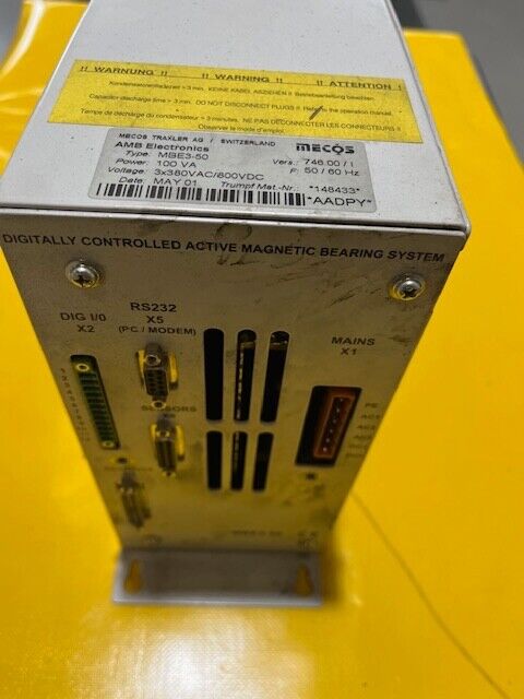 MECOS  AMB TYPE MBE3-50 VERS.: 746.00/I Trumpf Mat.-Nr. 148433