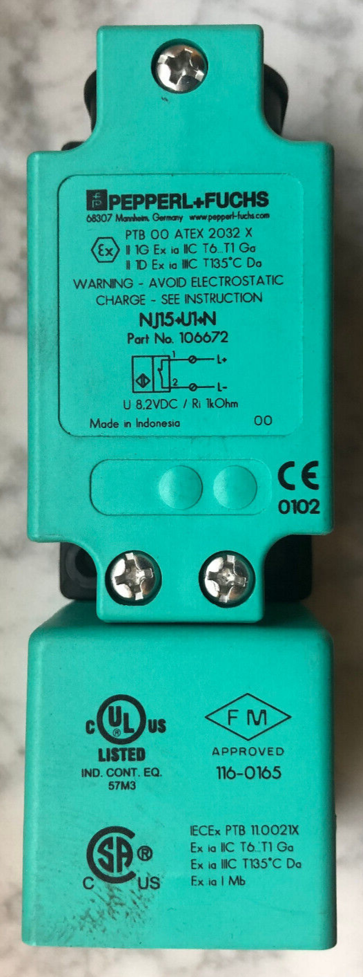 Pepperl+Fuchs NJ15+U1+N induktiver Näherungsschalter 106672