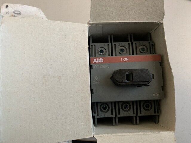 ABB OT125F3 Lasttrennschalter 3-Pole 125A