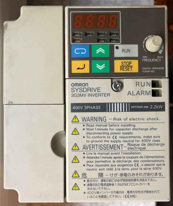 OMRON Inverter 3G3MU-A4022 3-phasig 2,2 KVA