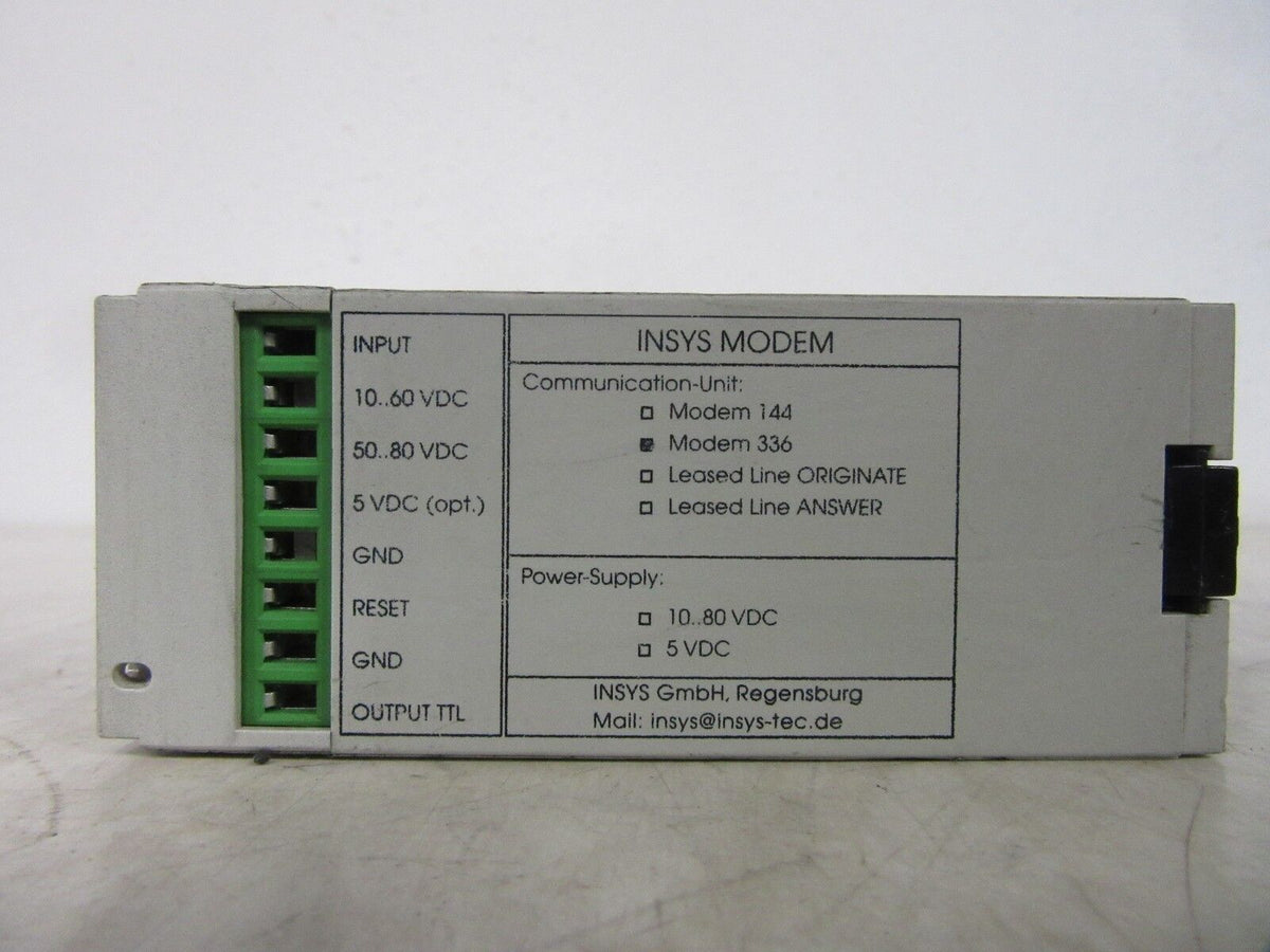 Insys Modem 336 RJ 45 RS-232C