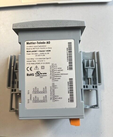 Mettler-Toledo M300 pH/ORP 1Channel 1/4DIN