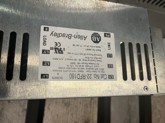 Allen-Bradley Powerflex 400 Cat No. 22C-D142A103 Serie A 75KW plus Filter