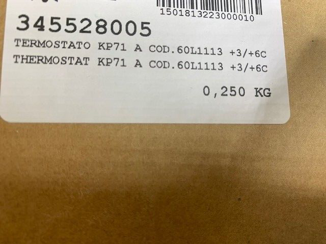 DANFOSS THERMOSTAT  KP71 60L1113 +3/+6C