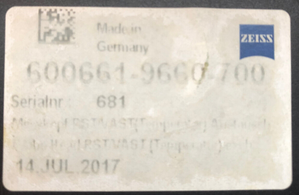 Zeiss 600661-9660-700 Temperaturfühler