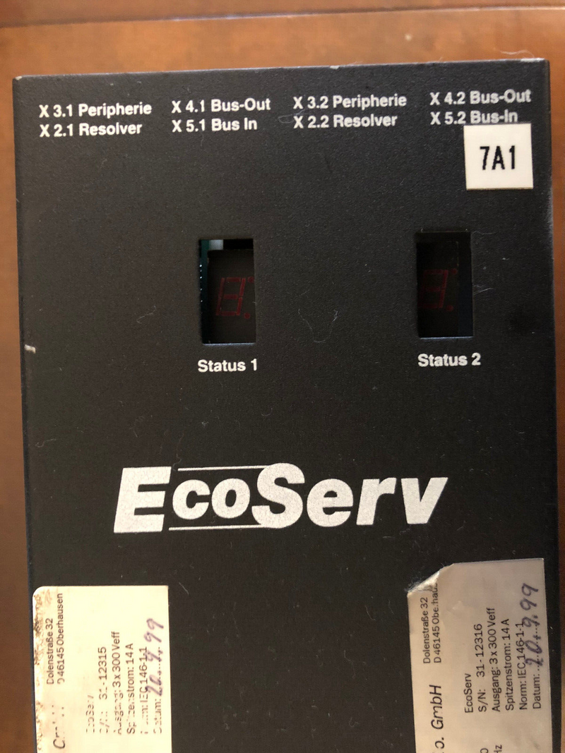LENORD+BAUER  EcoServ N031-3207XS-001-000-00 Einbau-Servoumrichter