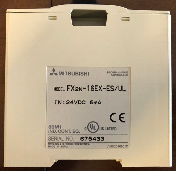 Mitsubishi FX2N-16EX-ES/UL Programmable Controller