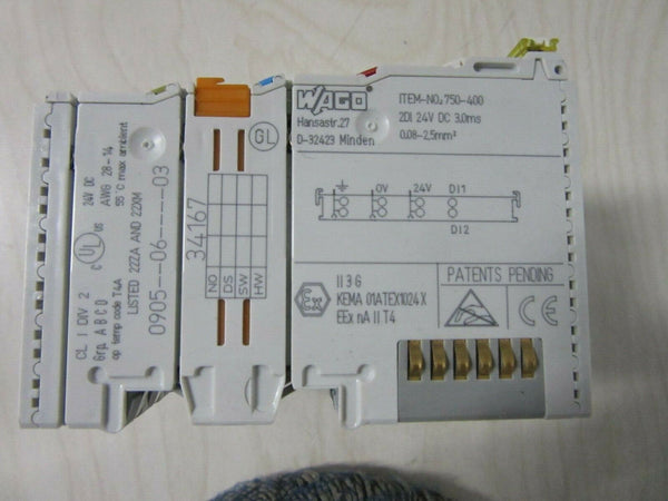 WAGO  750-400  Eingangsklemme -8pieces-