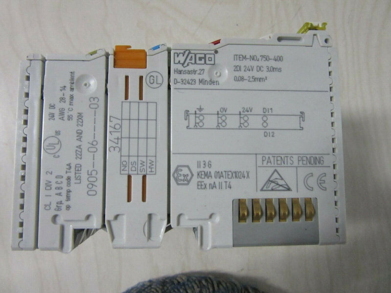 WAGO  750-400  Eingangsklemme -8pieces-