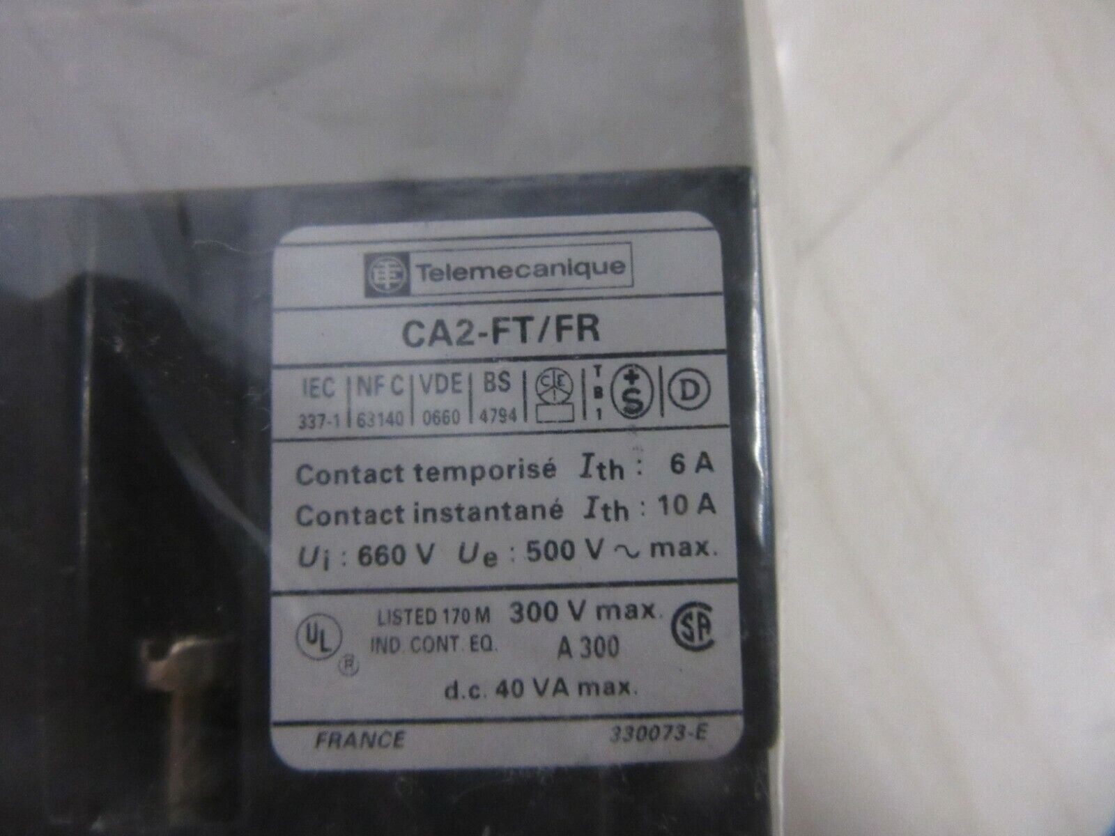 TELEMECANIQUE CA2-FT/FR Zeitrelais