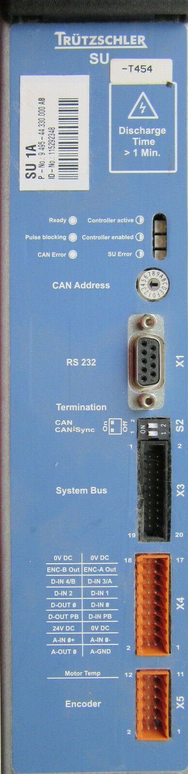 Trützschler Servo Unit 9495 44 330 000 AB