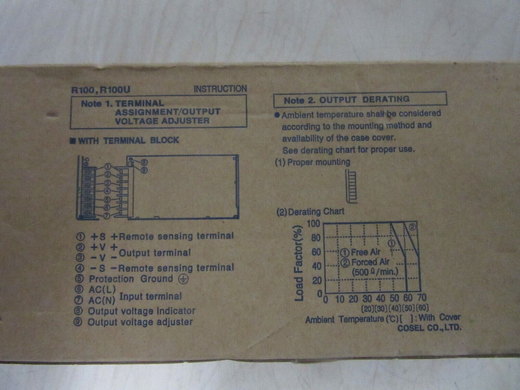 Cosel R100-24M Power Supply R series