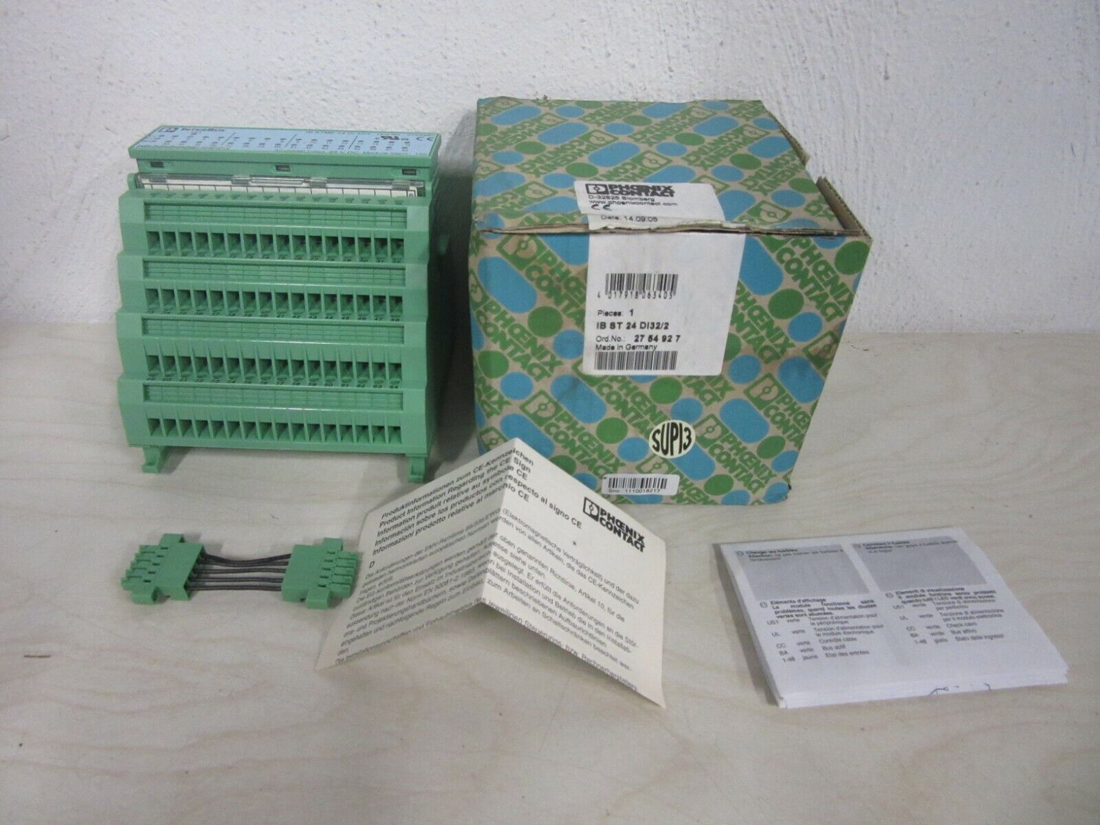 Phoenix Contact Interbus IB ST 24 DI32/2 2754985 +  2754927 27 54 92 7