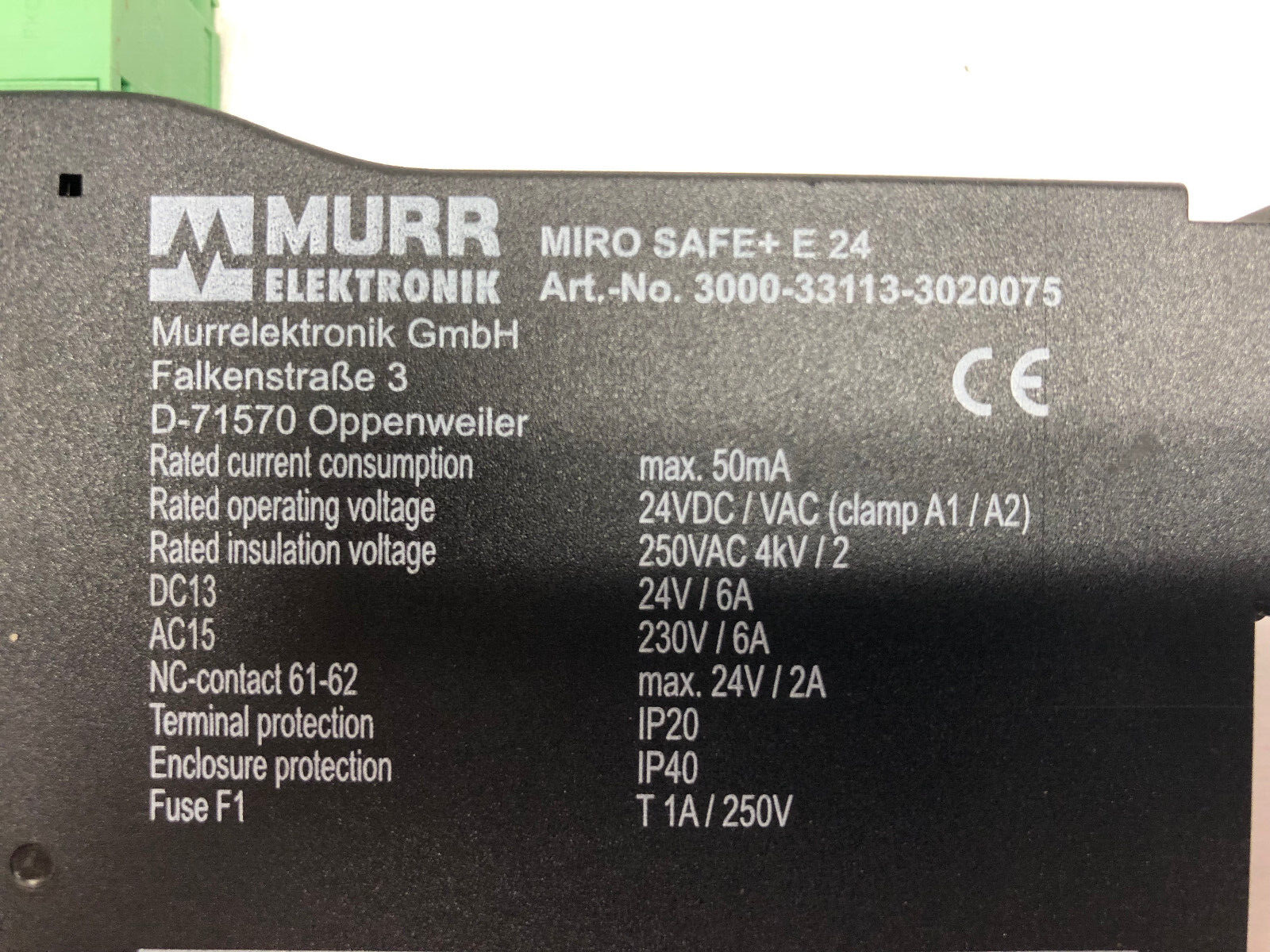 Murr Elektronik MIRO SAFE+ E24 Art.-No. 3000-33113-3020075, 4 Schließer/2 Öffner